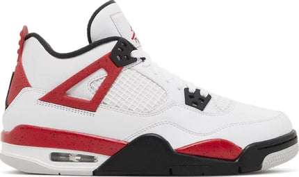 Nike Grade School Womens Air Jordan 4 Retro Sneakers - 'Red Cement'