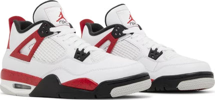 Nike Grade School Womens Air Jordan 4 Retro Sneakers - 'Red Cement'