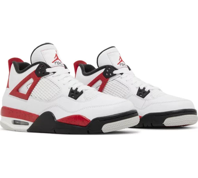 Nike Grade School Womens Air Jordan 4 Retro Sneakers - 'Red Cement'