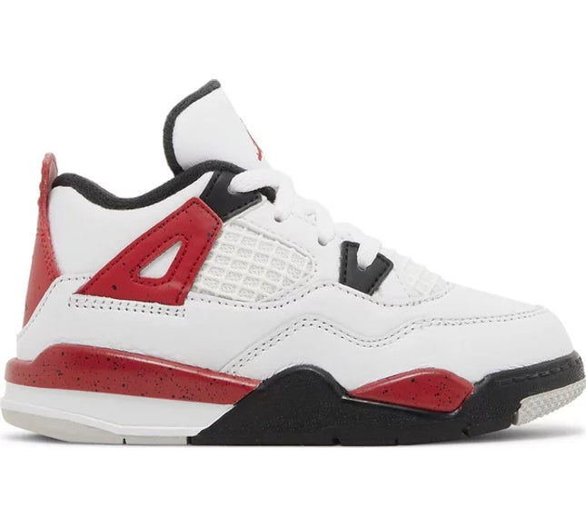 Nike Toddlers Air Jordan 4 Retro Sneakers - 'Red Cement'