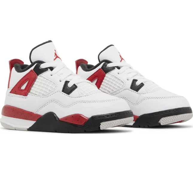 Nike Toddlers Air Jordan 4 Retro Sneakers - 'Red Cement'