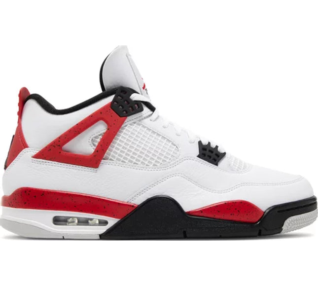 Nike Mens Air Jordan 4 Retro Sneakers - 'Red Cement'