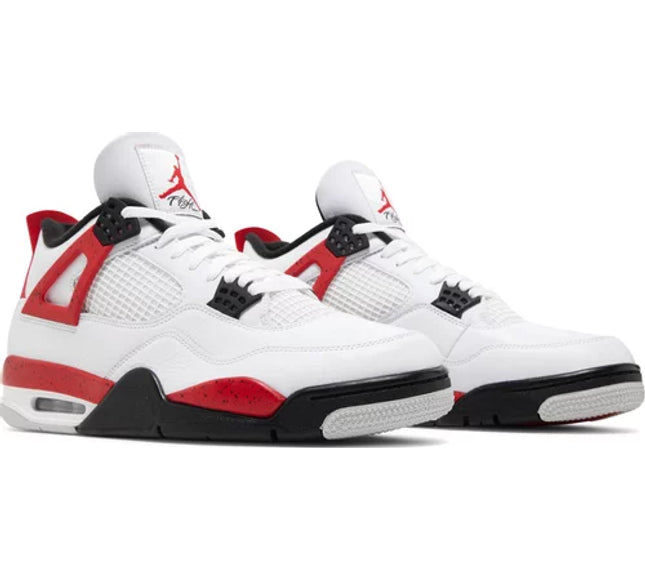 Nike Mens Air Jordan 4 Retro Sneakers - 'Red Cement'