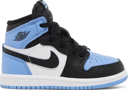 Nike Toddlers Air Jordan 1 Retro High OG Sneakers - 'UNC Toe'