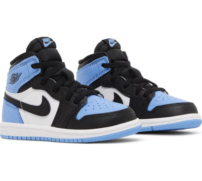 Nike Toddlers Air Jordan 1 Retro High OG Sneakers - 'UNC Toe'