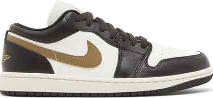 Nike Womens Air Jordan 1 Low Sneakers - 'Shadow Brown'