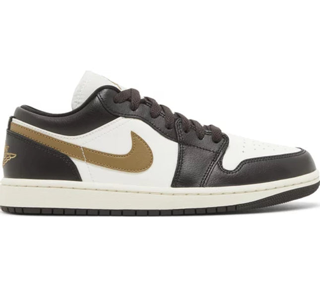 Nike Womens Air Jordan 1 Low Sneakers - 'Shadow Brown'