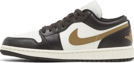 Nike Womens Air Jordan 1 Low Sneakers - 'Shadow Brown'