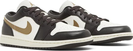Nike Womens Air Jordan 1 Low Sneakers - 'Shadow Brown'