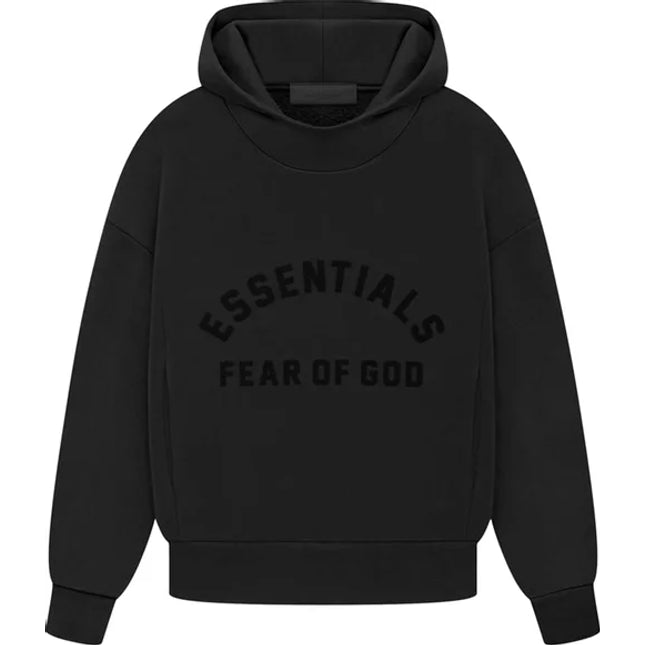 Fear of God Essentials Kids Hoodie 'Jet Black'