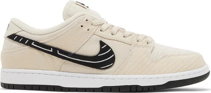Nike Mens Albino & Preto x Dunk Low SB Sneakers - 'Jiu-Jitsu'
