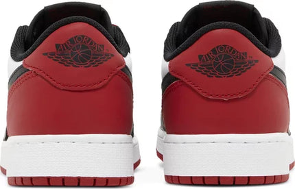Nike Grade School Womens Air Jordan 1 Retro Low OG Sneakers - 'Black Toe'