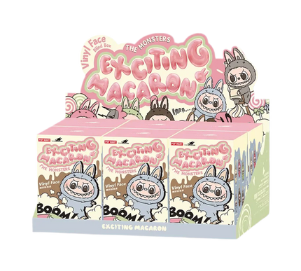 Labubu The Monsters Tasty Macarons Vinyl Face (6 Blind Boxes)
