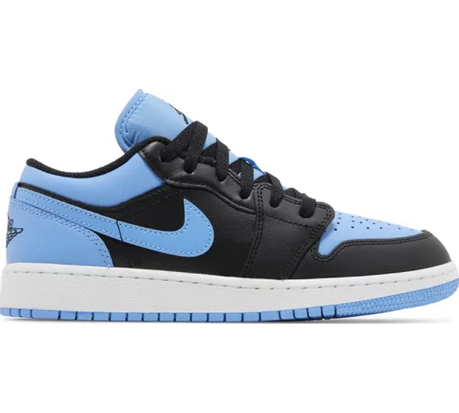 Nike Grade School Womens Air Jordan 1 Low Sneakers - 'University Blue'