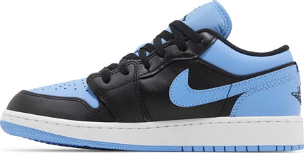 Nike Grade School Womens Air Jordan 1 Low Sneakers - 'University Blue'