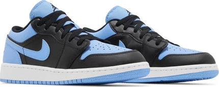 Nike Grade School Womens Air Jordan 1 Low Sneakers - 'University Blue'