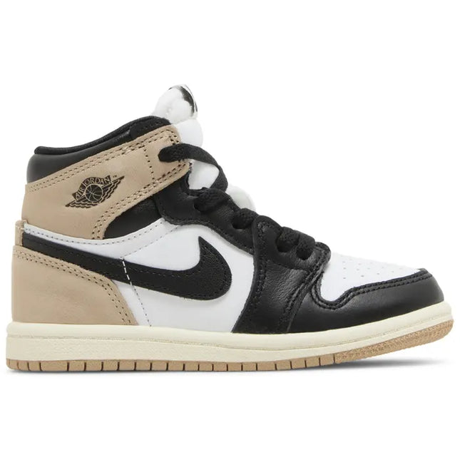 Nike Toddlers Air Jordan 1 Retro High OG Sneakers - 'Latte'