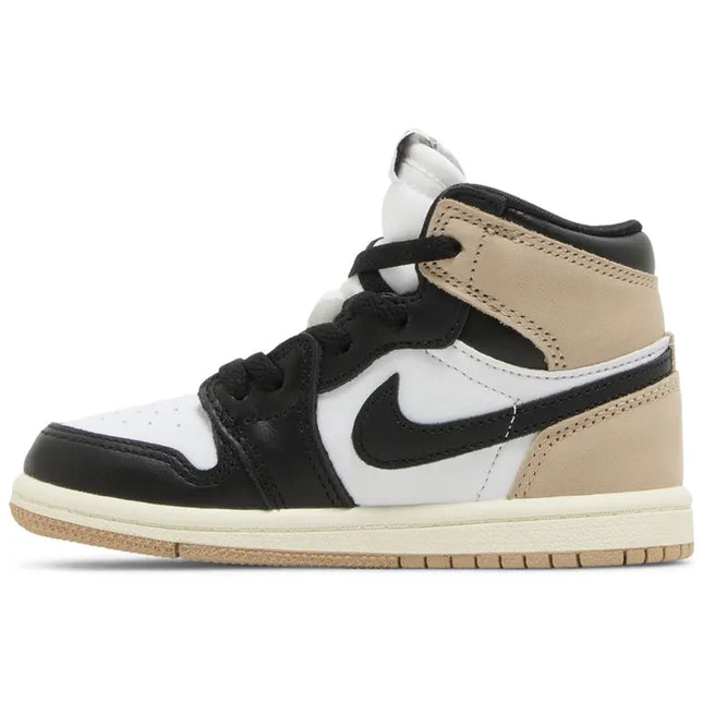 Nike Toddlers Air Jordan 1 Retro High OG Sneakers - 'Latte'