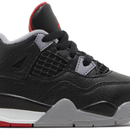 Nike Toddlers Air Jordan 4 Retro Sneakers - 'Bred Reimagined'