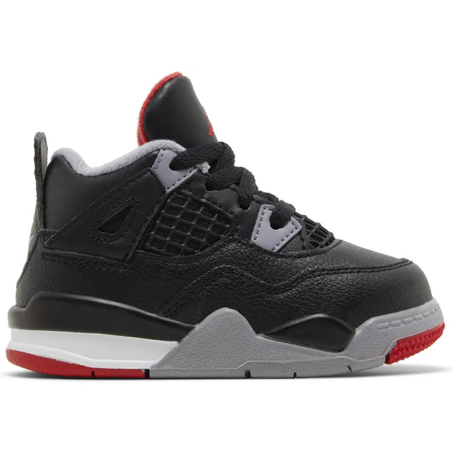 Nike Toddlers Air Jordan 4 Retro Sneakers - 'Bred Reimagined'