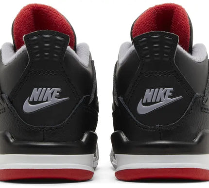 Nike Toddlers Air Jordan 4 Retro Sneakers - 'Bred Reimagined'