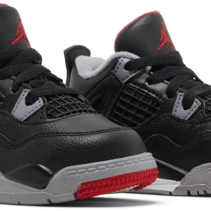 Nike Toddlers Air Jordan 4 Retro Sneakers - 'Bred Reimagined'