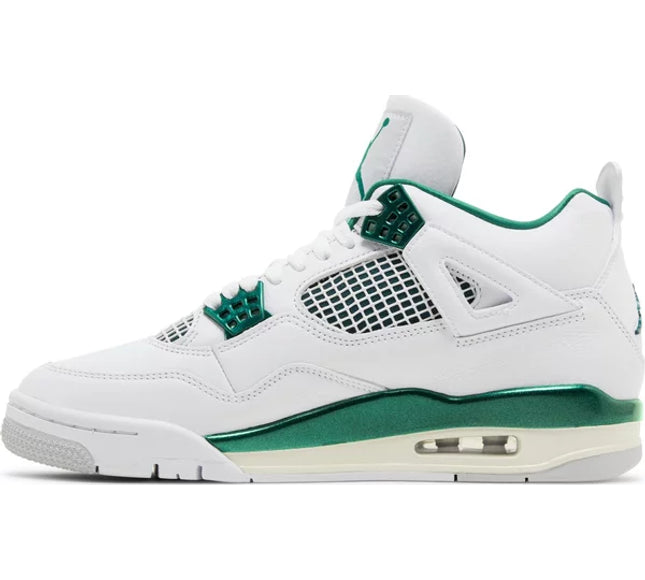 Nike Mens Air Jordan 4 Retro Sneakers - 'Oxidized Green'