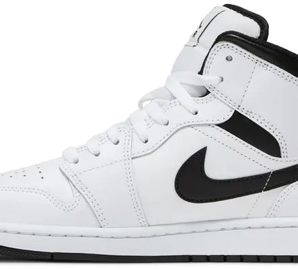 Nike Mens Air Jordan 1 Mid 'White Black'