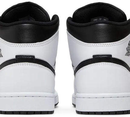 Nike Mens Air Jordan 1 Mid 'White Black'