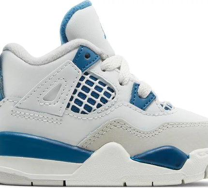 Nike Toddlers Air Jordan 4 Retro Sneakers - 'Military Blue' 2024