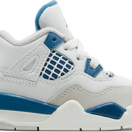 Nike Toddlers Air Jordan 4 Retro Sneakers - 'Military Blue' 2024