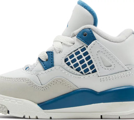 Nike Toddlers Air Jordan 4 Retro Sneakers - 'Military Blue' 2024