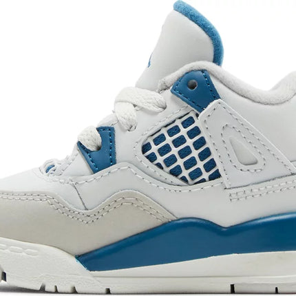 Nike Toddlers Air Jordan 4 Retro Sneakers - 'Military Blue' 2024