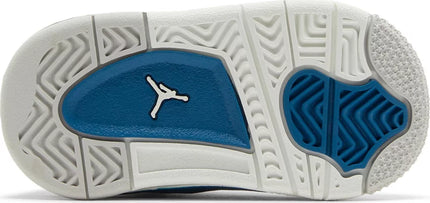 Nike Toddlers Air Jordan 4 Retro Sneakers - 'Military Blue' 2024