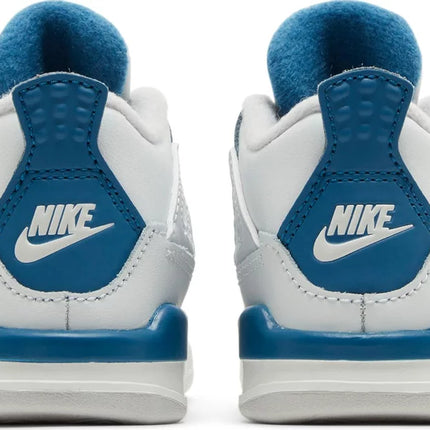Nike Toddlers Air Jordan 4 Retro Sneakers - 'Military Blue' 2024