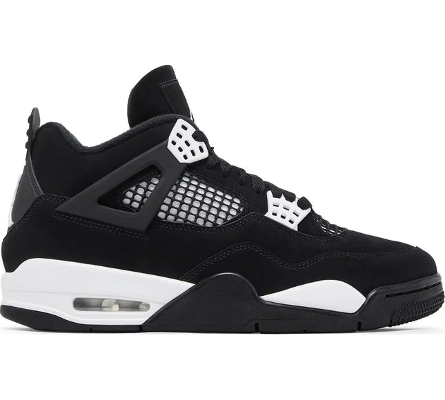 Nike Mens Air Jordan 4 Retro Sneakers - 'White Thunder'