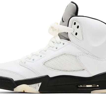 Nike Mens Air Jordan 5 Retro Sneakers - 'White Black'