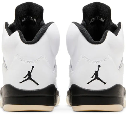 Nike Mens Air Jordan 5 Retro Sneakers - 'White Black'