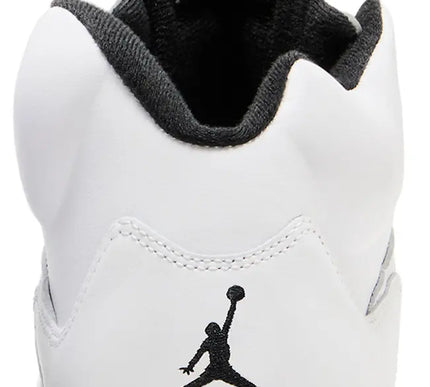 Nike Mens Air Jordan 5 Retro Sneakers - 'White Black'