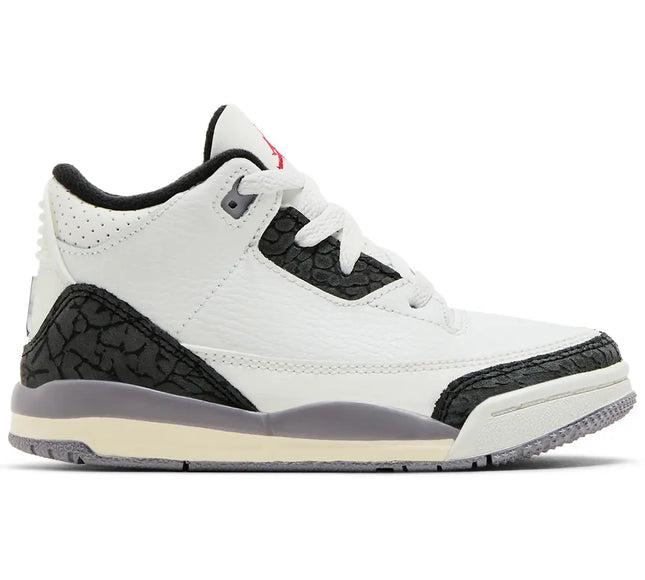 Nike Toddlers Air Jordan 3 Retro Sneakers - 'Cement Grey'
