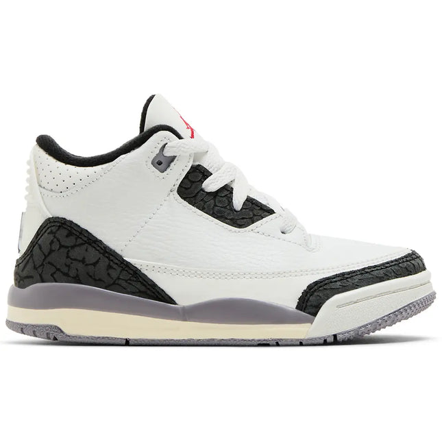 Nike Toddlers Air Jordan 3 Retro Sneakers - 'Cement Grey'