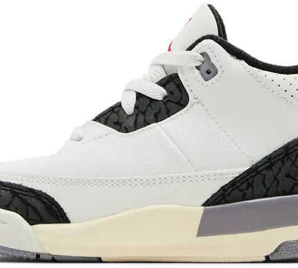 Nike Toddlers Air Jordan 3 Retro Sneakers - 'Cement Grey'
