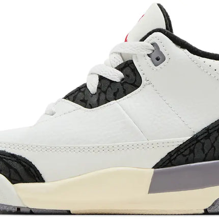 Nike Toddlers Air Jordan 3 Retro Sneakers - 'Cement Grey'