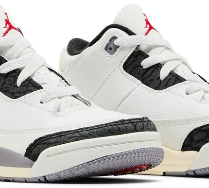 Nike Toddlers Air Jordan 3 Retro Sneakers - 'Cement Grey'