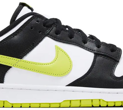 Nike Mens Dunk Low Sneakers - 'Black Bright Cactus'