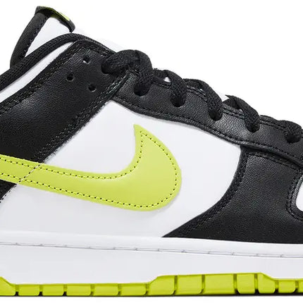 Nike Mens Dunk Low Sneakers - 'Black Bright Cactus'