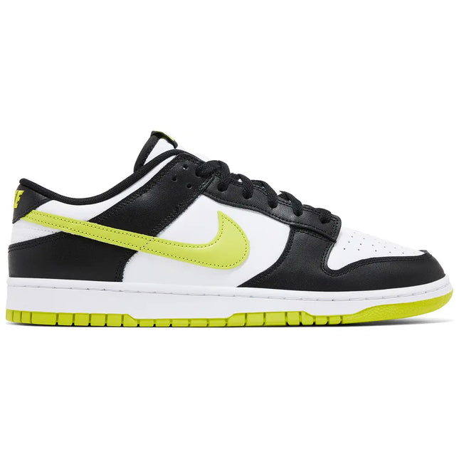 Nike Mens Dunk Low Sneakers - 'Black Bright Cactus'