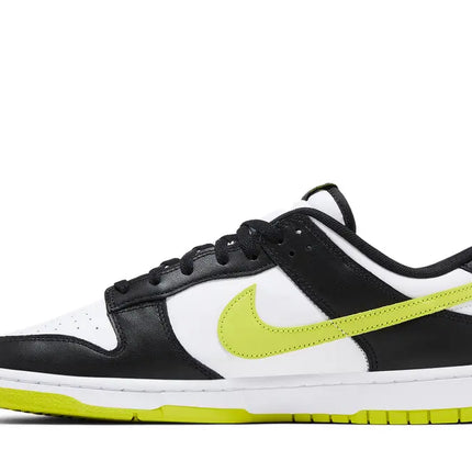 Nike Mens Dunk Low Sneakers - 'Black Bright Cactus'