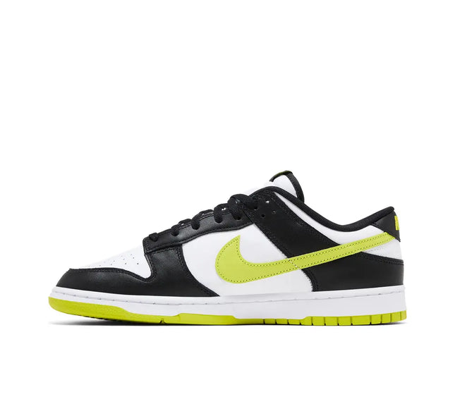 Nike Mens Dunk Low Sneakers - 'Black Bright Cactus'