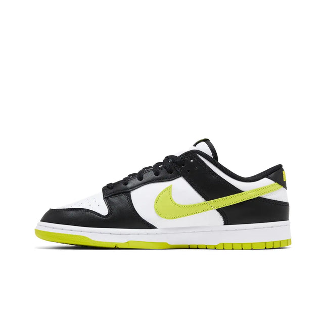 Nike Mens Dunk Low Sneakers - 'Black Bright Cactus'